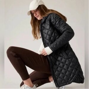 Athleta Whisper Featherless Puffer parka Petite XSmall